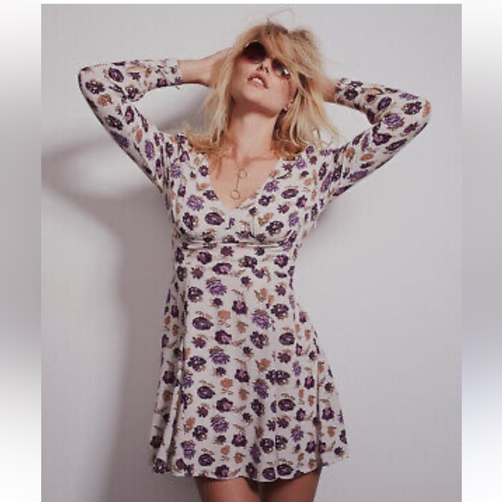 Free People About A Girl Fit and Flare dress